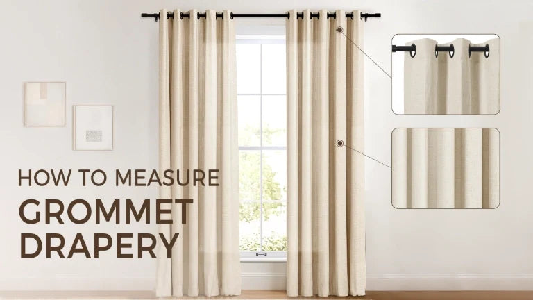 Load video: How to measure eyelet curtains