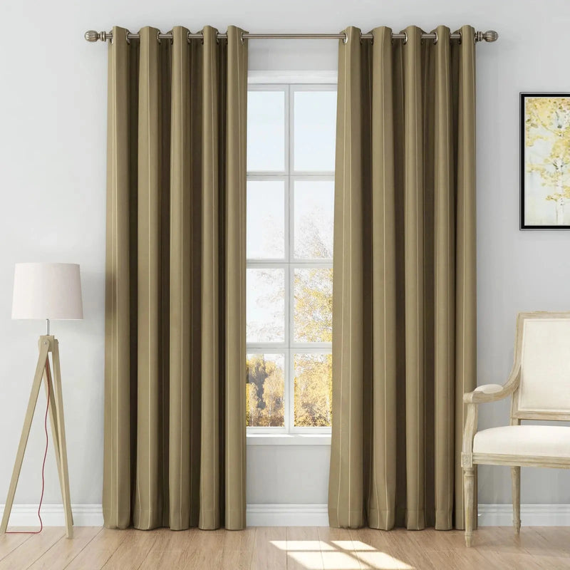 Stefana Silber x TWOPAGES Graphic Printed Linen Eyelet Curtains