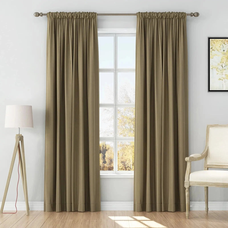 Stefana Silber x TWOPAGES Graphic Printed Linen Soft Top Curtains