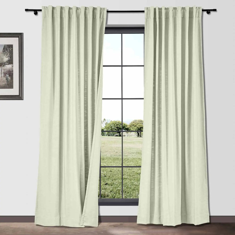 Isabella Heavyweight Cotton Soft Top Curtains