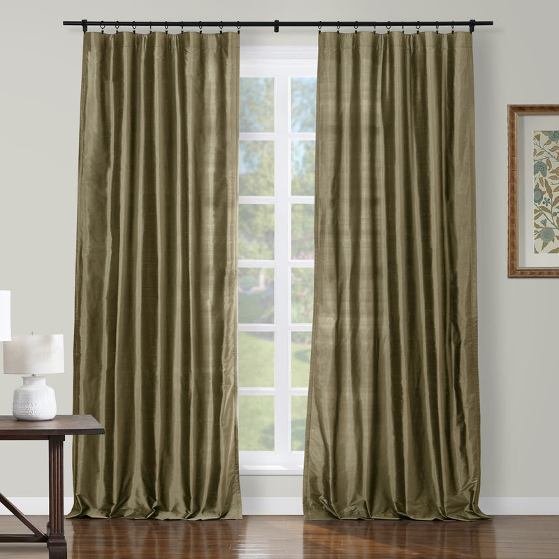 Selman Dupioni Silk Soft Top Curtain