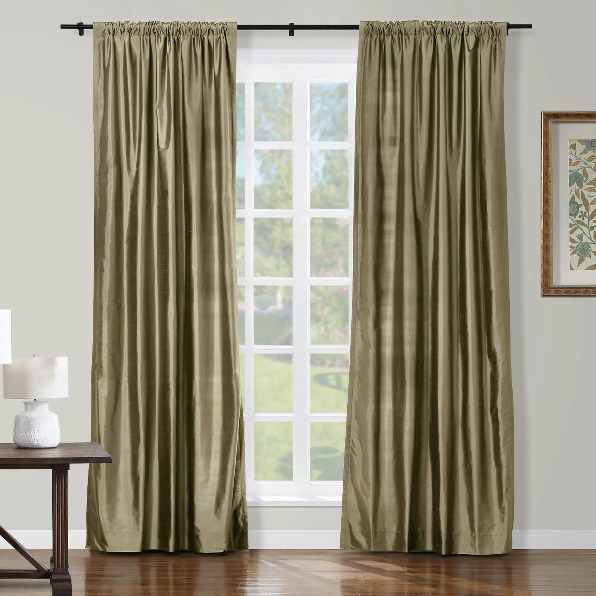 Selman Dupioni Silk Soft Top Curtain