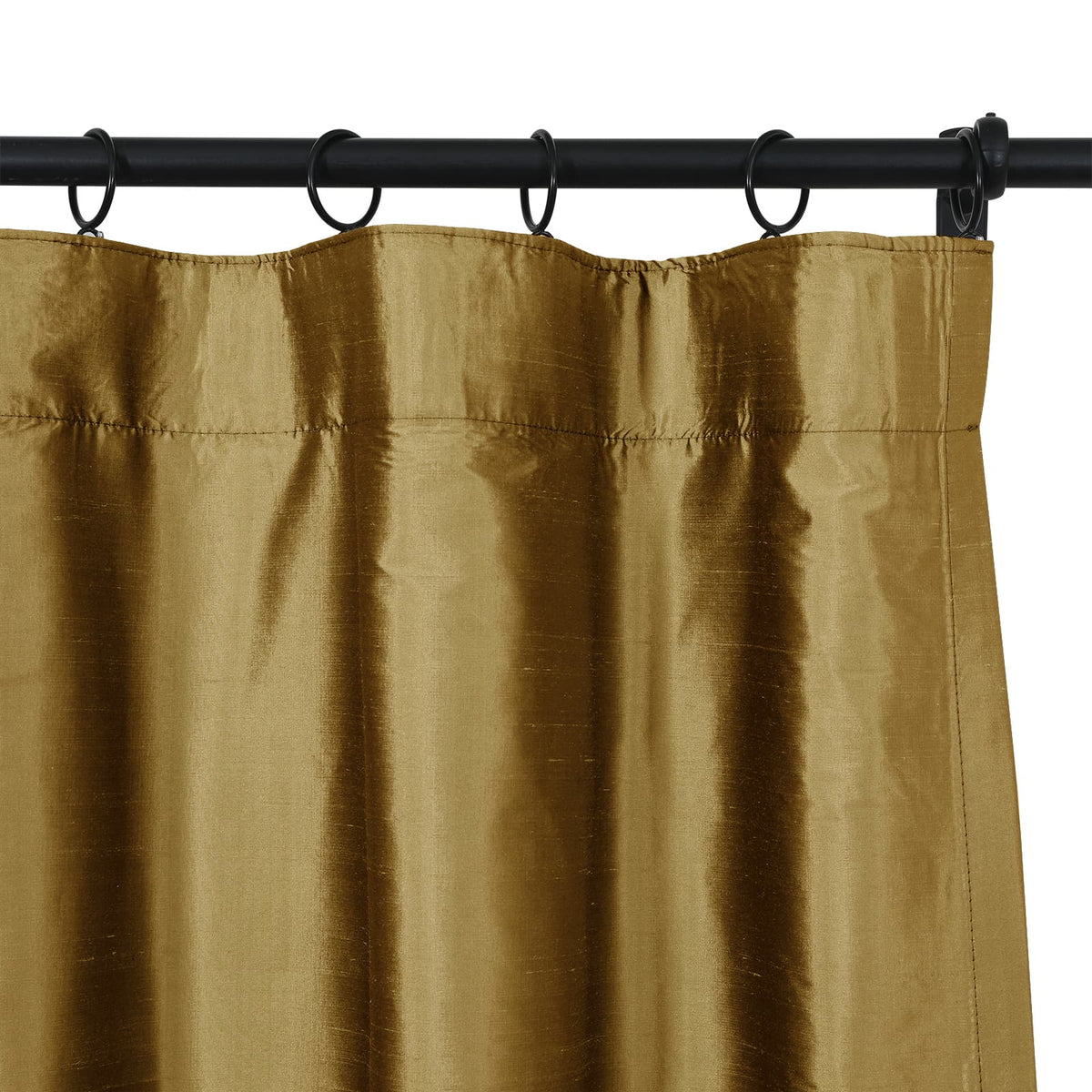 Selman Dupioni Silk Soft Top Curtain