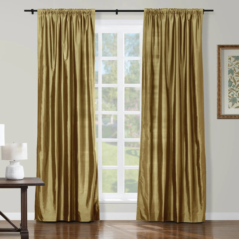 Selman Dupioni Silk Soft Top Curtain