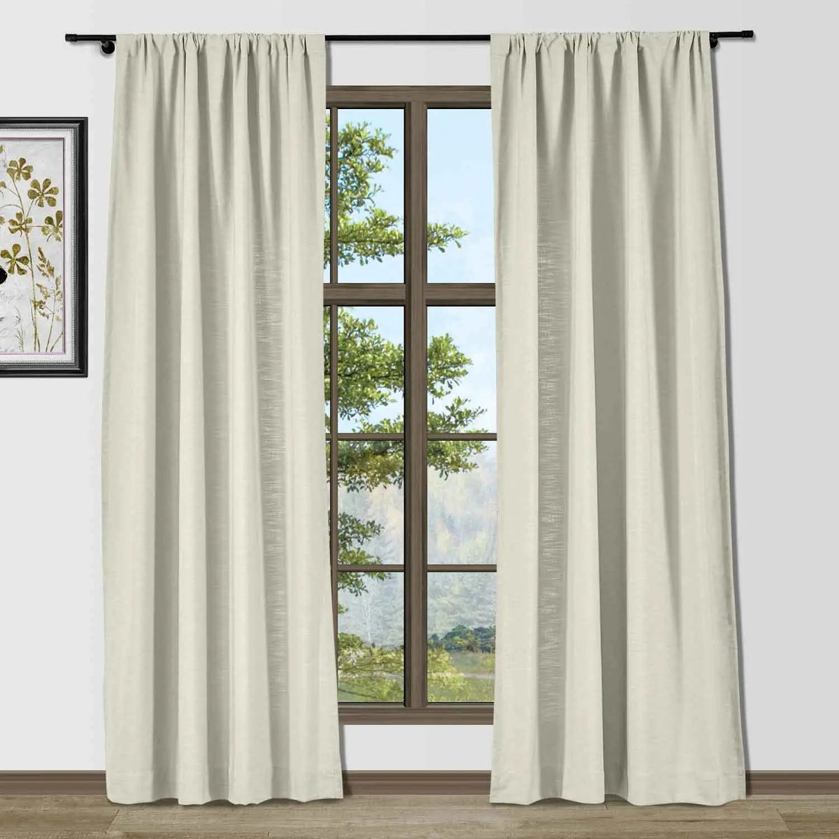 Isabella Heavyweight Cotton Soft Top Curtains