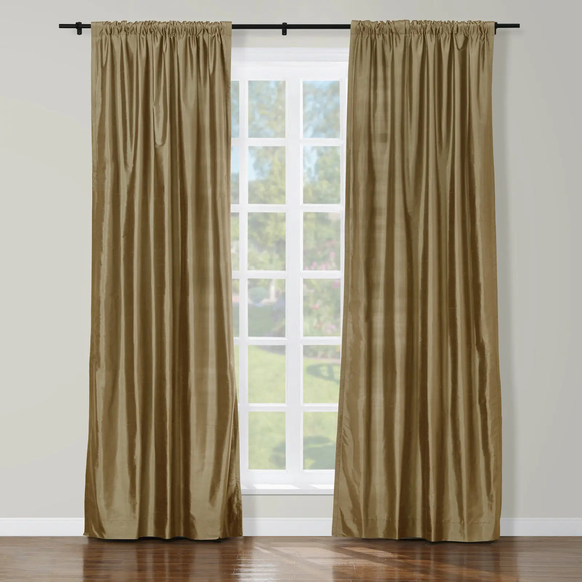 Selman Dupioni Silk Soft Top Curtain