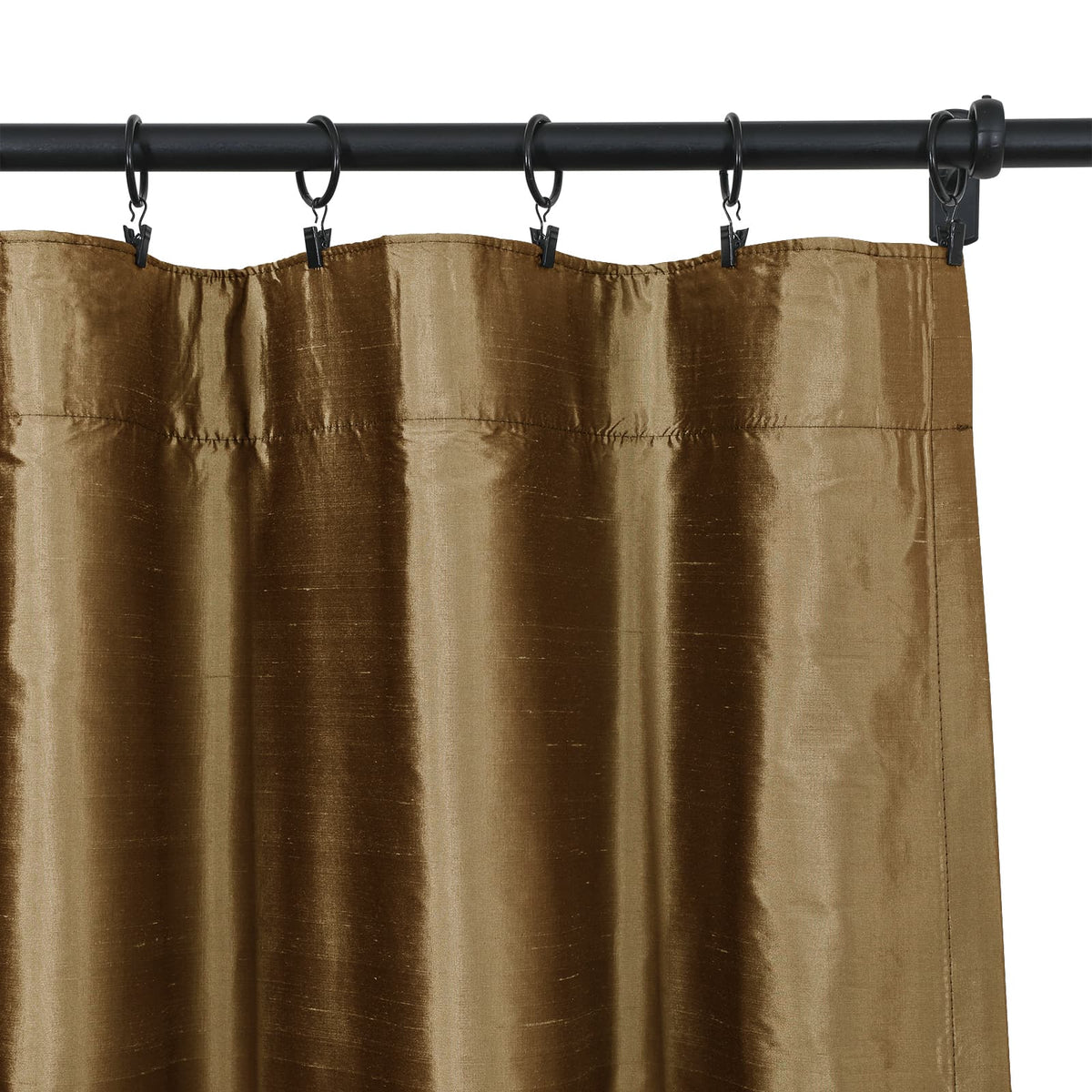 Selman Dupioni Silk Soft Top Curtain