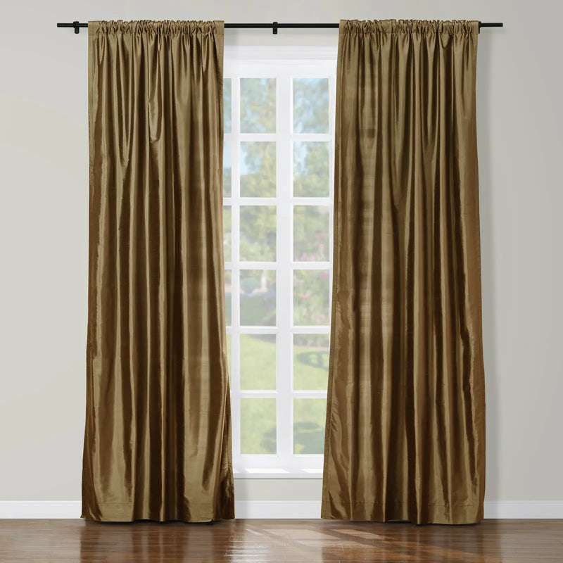 Selman Dupioni Silk Soft Top Curtain