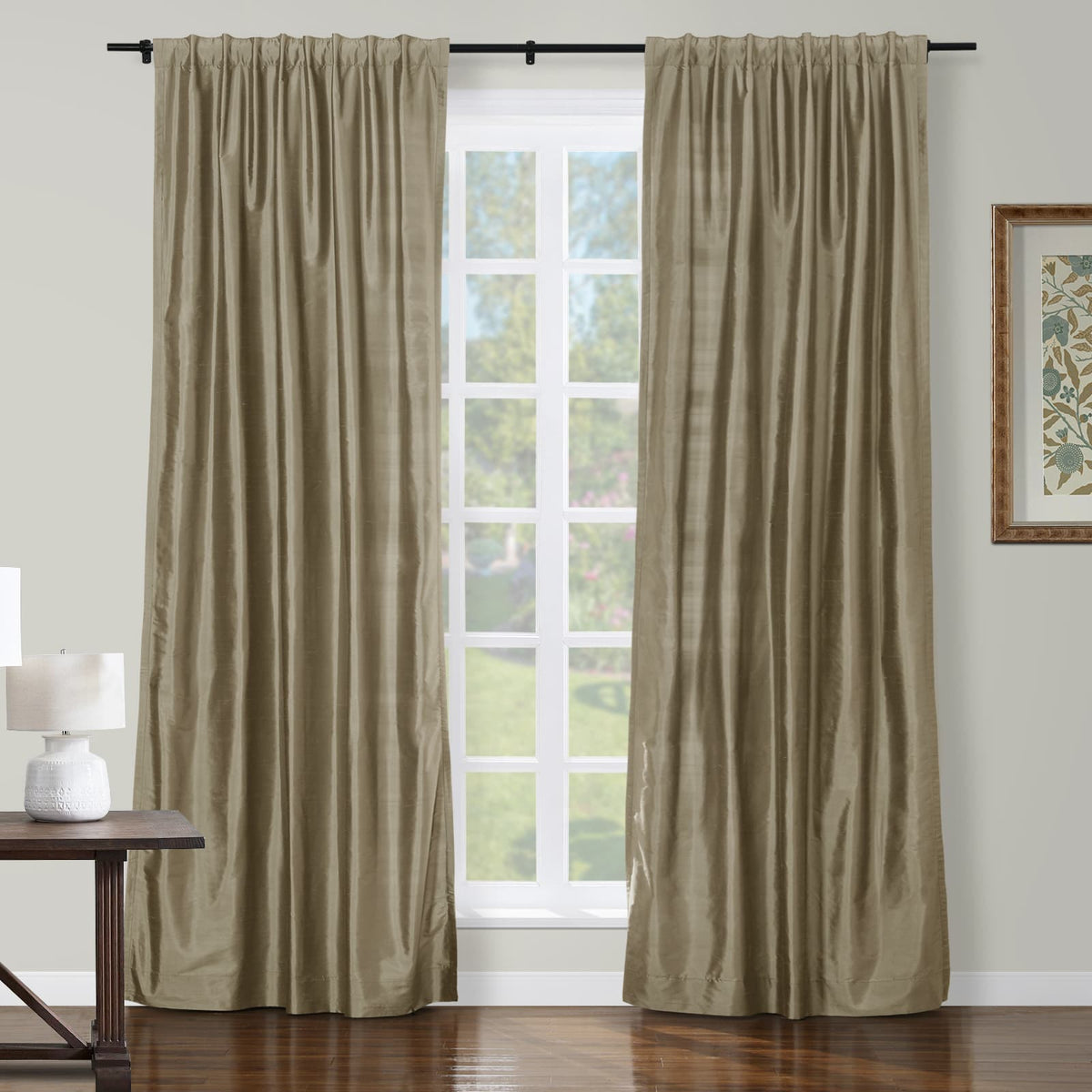 Selman Dupioni Silk Soft Top Curtain