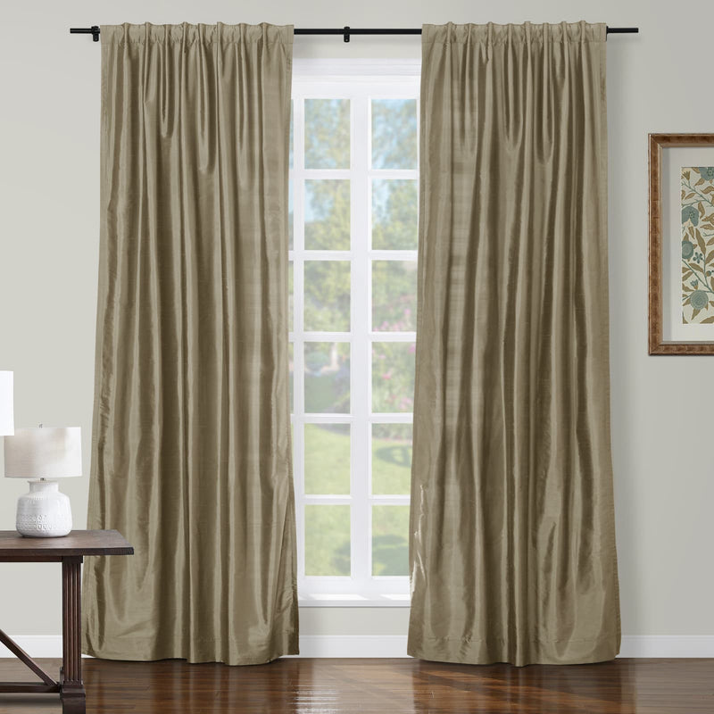 Selman Dupioni Silk Soft Top Curtain