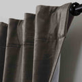 Veda Lustrous Cotton Velvet Soft Top Curtains