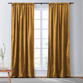 Veda Lustrous Cotton Velvet Soft Top Curtains
