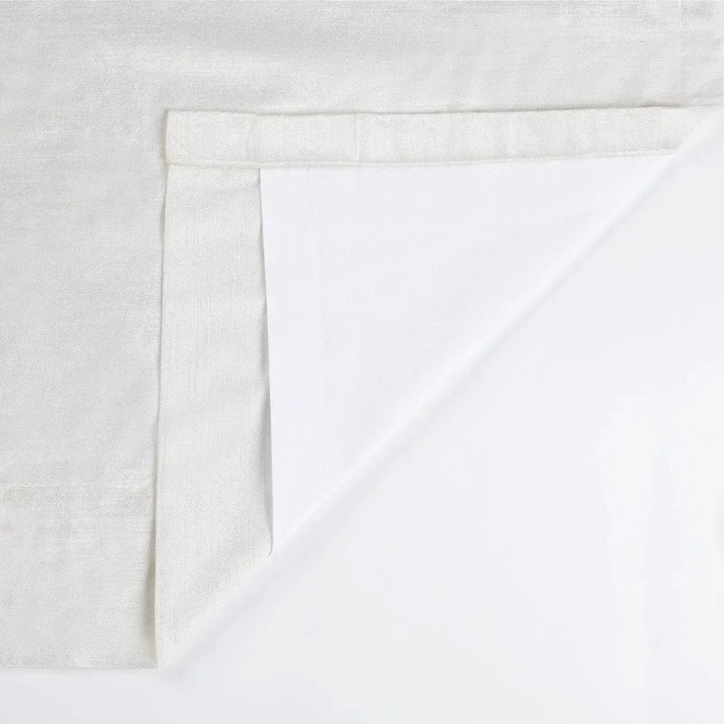 Veda Lustrous Cotton Velvet Pleated Curtains