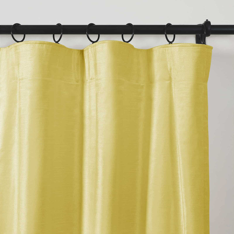 Veda Lustrous Cotton Velvet Soft Top Curtains