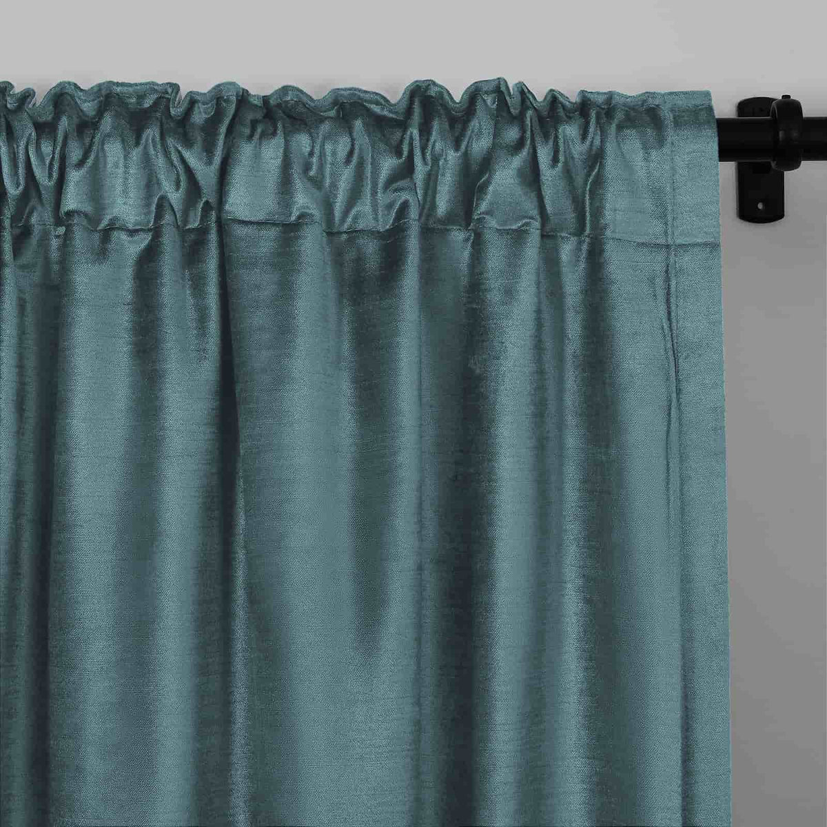 Veda Lustrous Cotton Velvet Soft Top Curtains