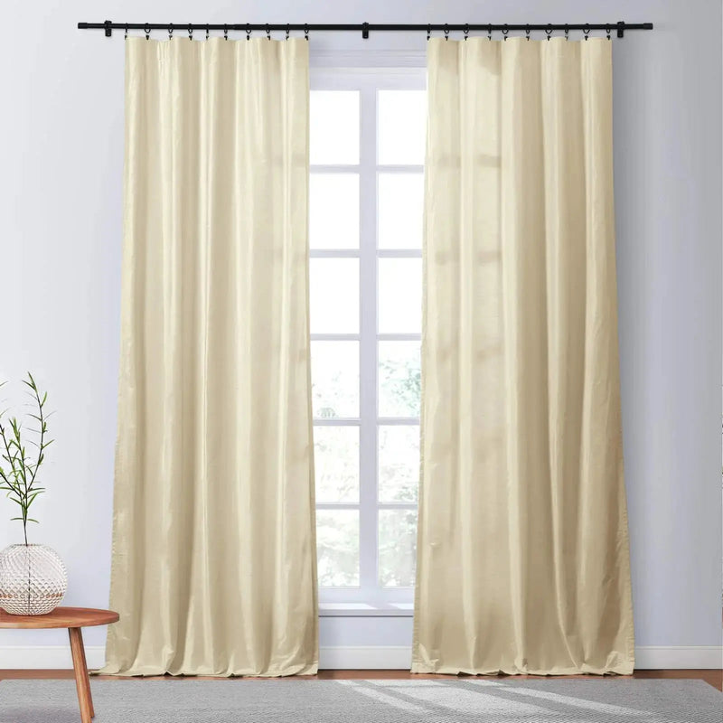 Veda Lustrous Cotton Velvet Soft Top Curtains