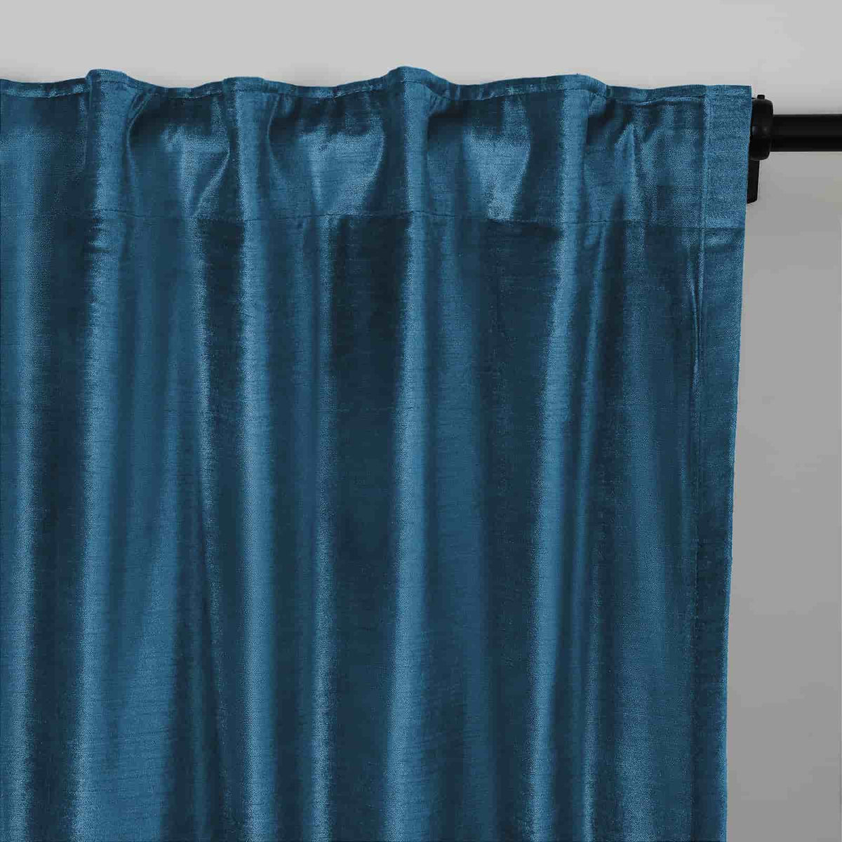 Veda Lustrous Cotton Velvet Soft Top Curtains
