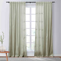 Veda Lustrous Cotton Velvet Soft Top Curtains