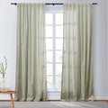 Veda Lustrous Cotton Velvet Soft Top Curtains