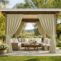 Heck Waterproof Outdoor Pleated Curtain