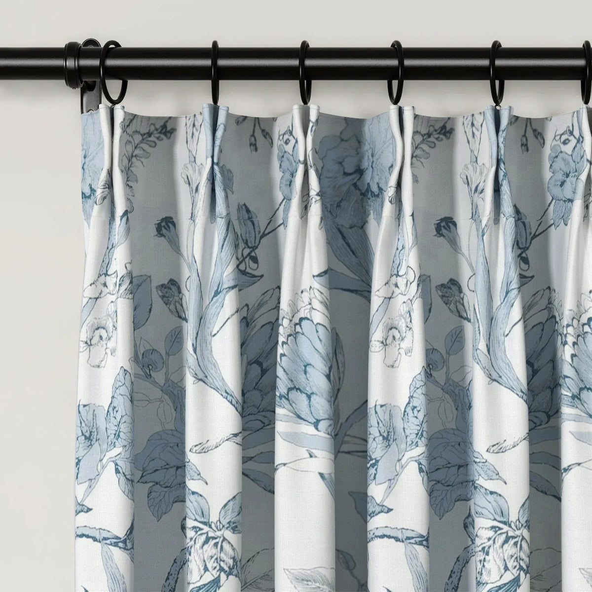 Holly Botanical Boho Pleated Curtains