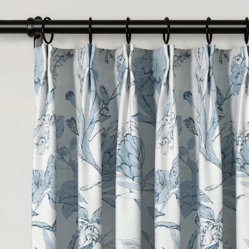 Holly Botanical Boho Pleated Curtains