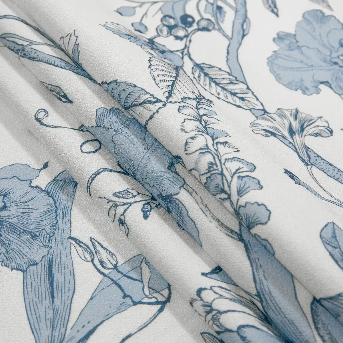 Holly Botanical Boho Pleated Curtains