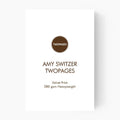 Amy Switzer printed velvet fabric sample booklet specification