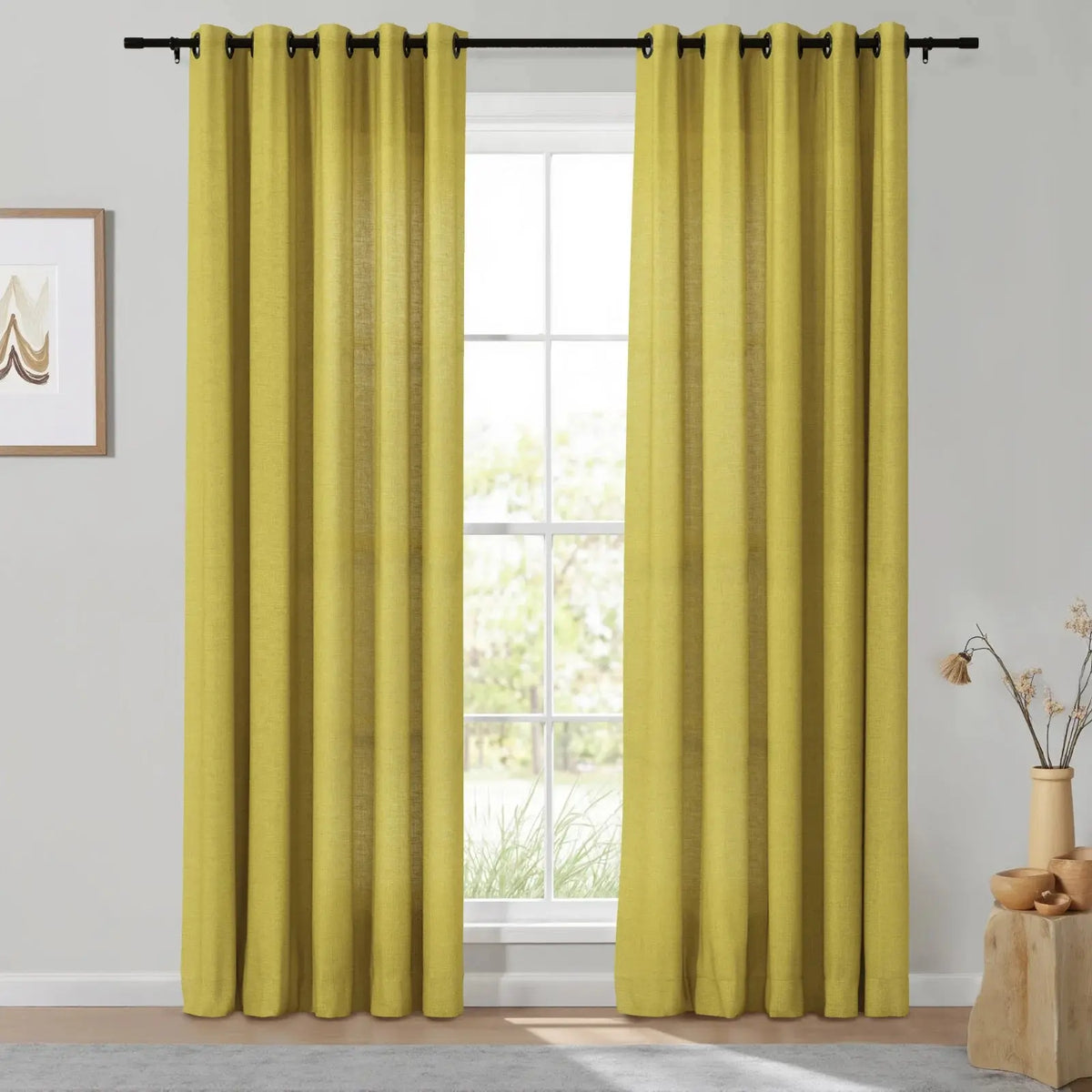 Isabella Heavyweight Cotton Eyelet Curtains