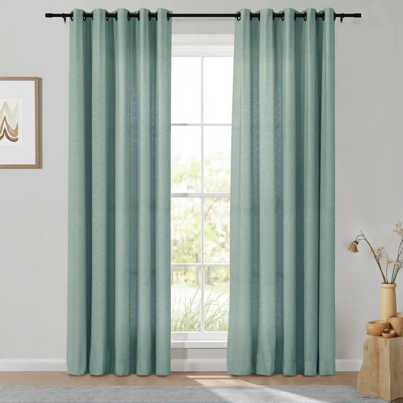 Isabella Heavyweight Cotton Eyelet Curtains