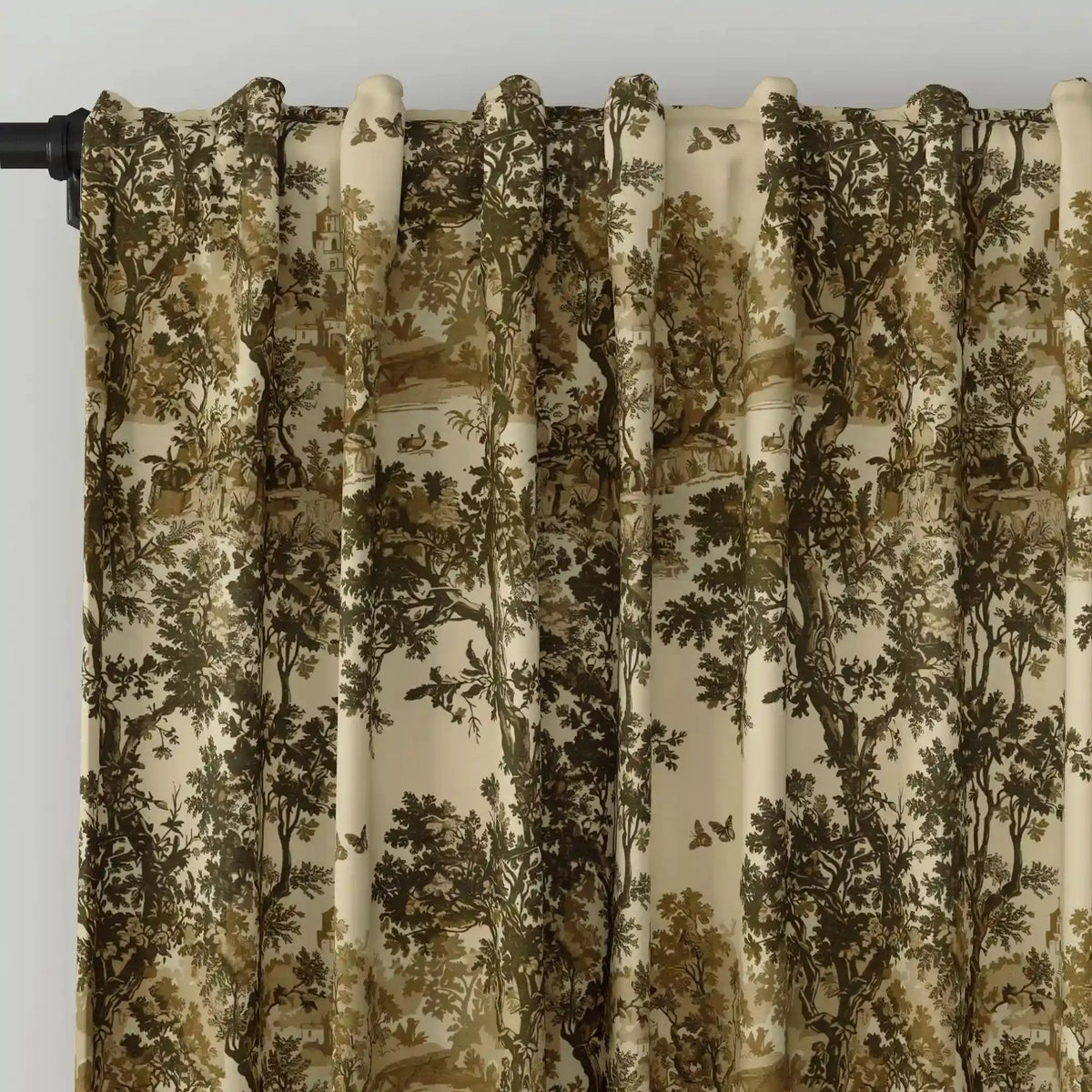 Sara Le x TWOPAGES Vintage Printed Linen Soft Top Curtains