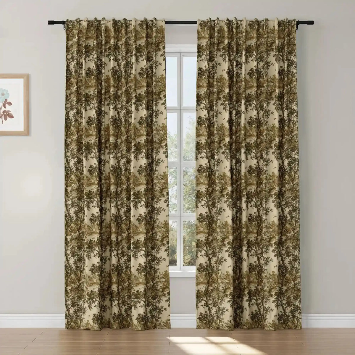 Sara Le x TWOPAGES Vintage Printed Linen Soft Top Curtains