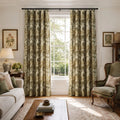 Sara Le x TWOPAGES Vintage Printed Linen Soft Top Curtains