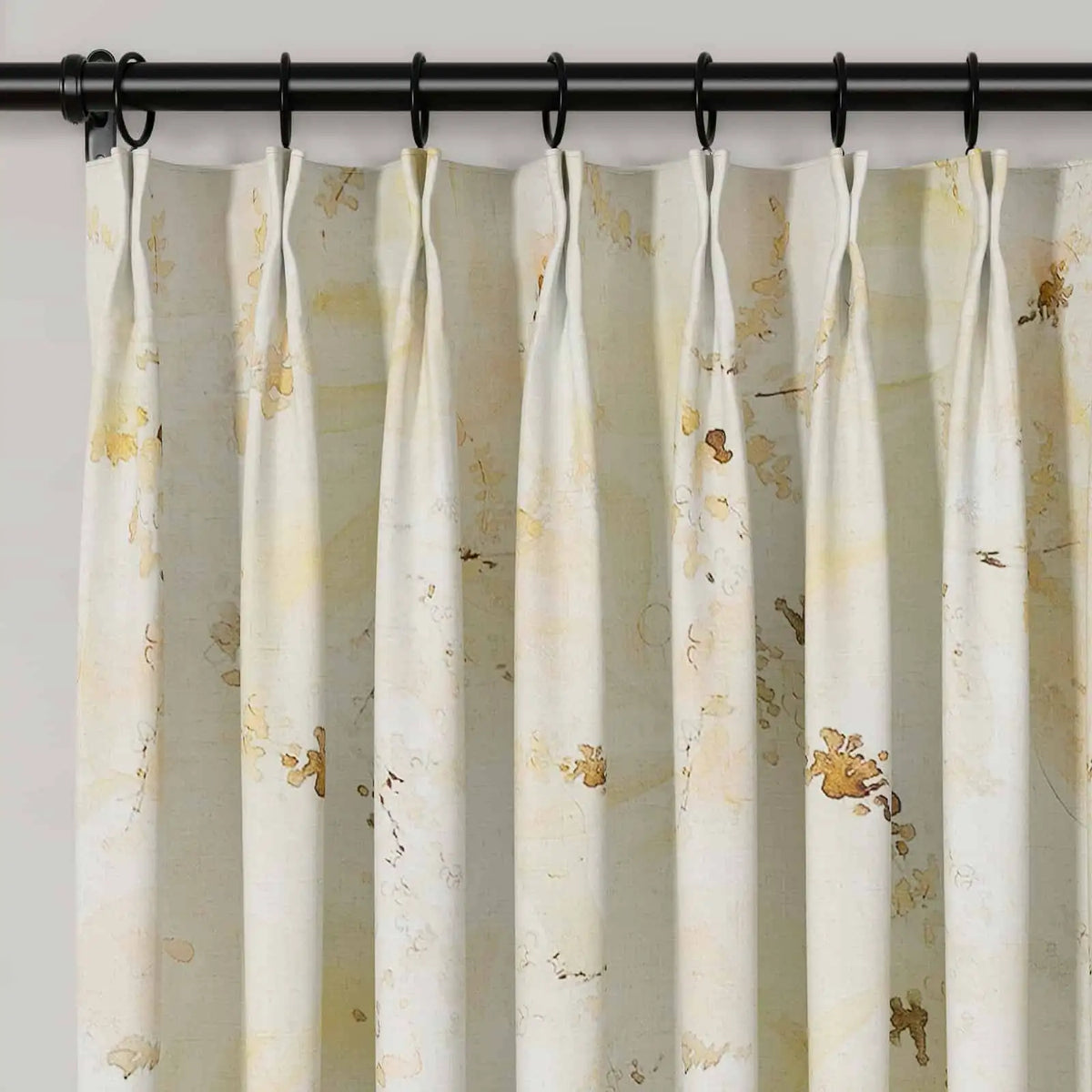 Holly Botanical Boho Pleated Curtains