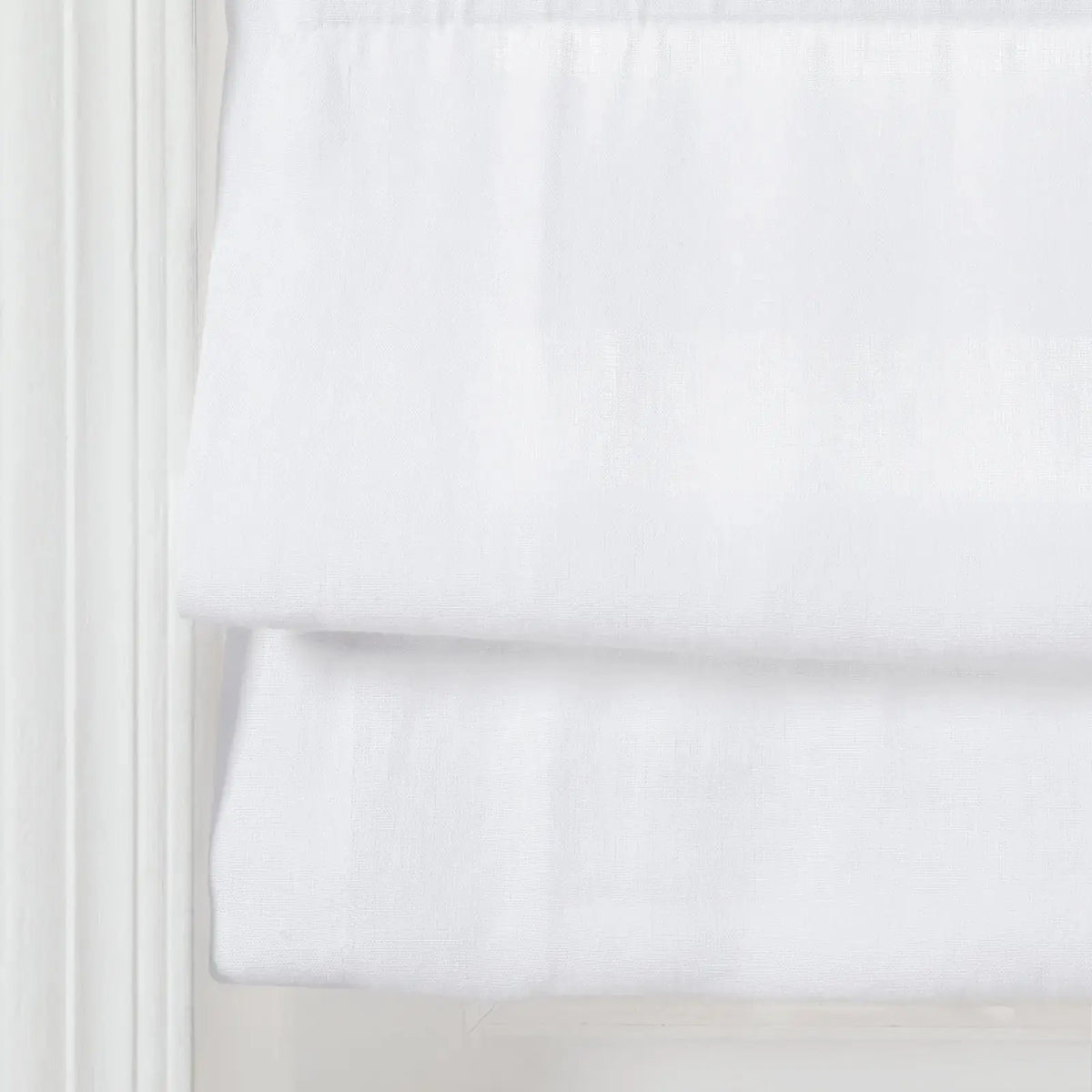 Patti Belgian Linen Roman Blind Cordless