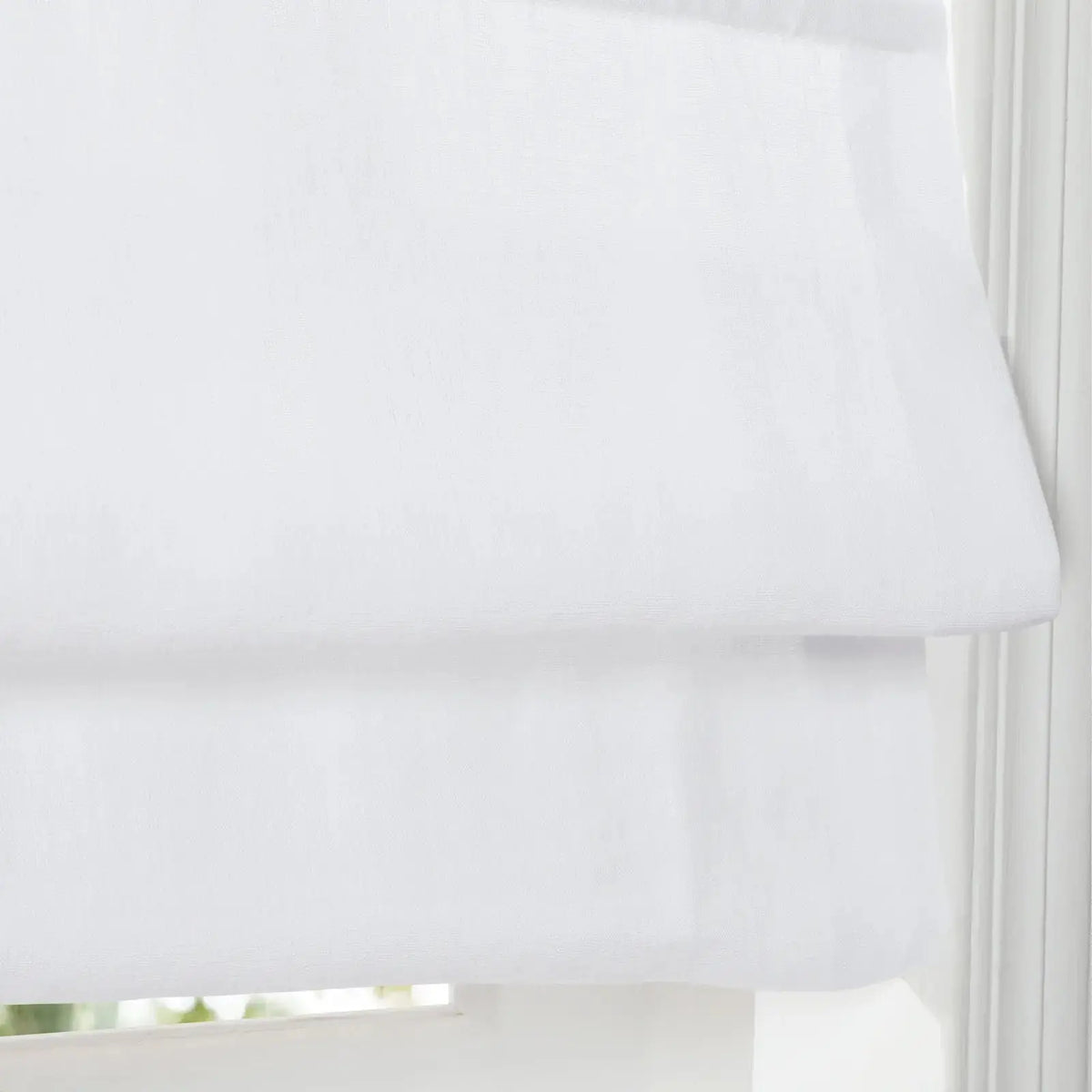 Patti Belgian Linen Roman Blind Cordless