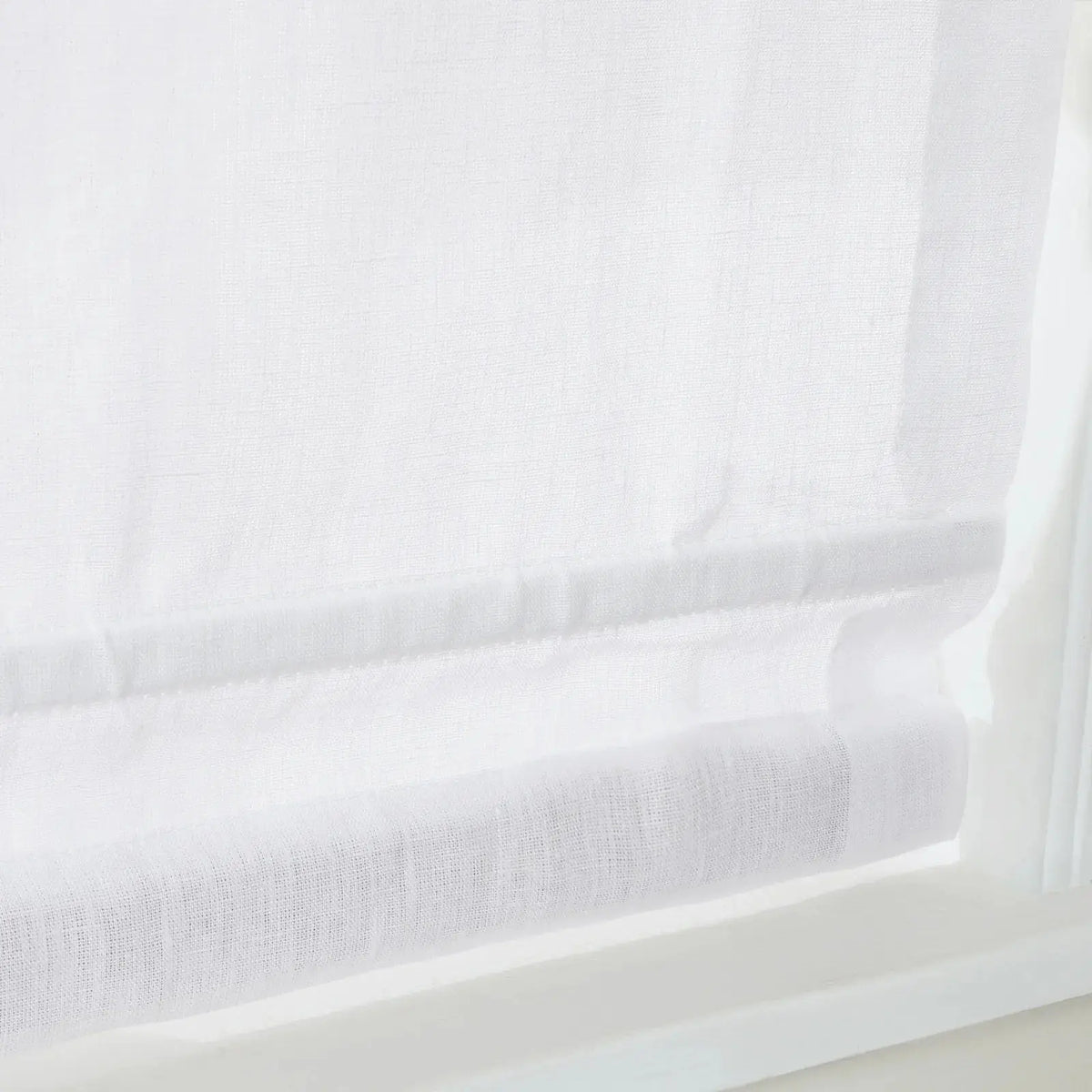 Patti Belgian Linen Roman Blind Cordless