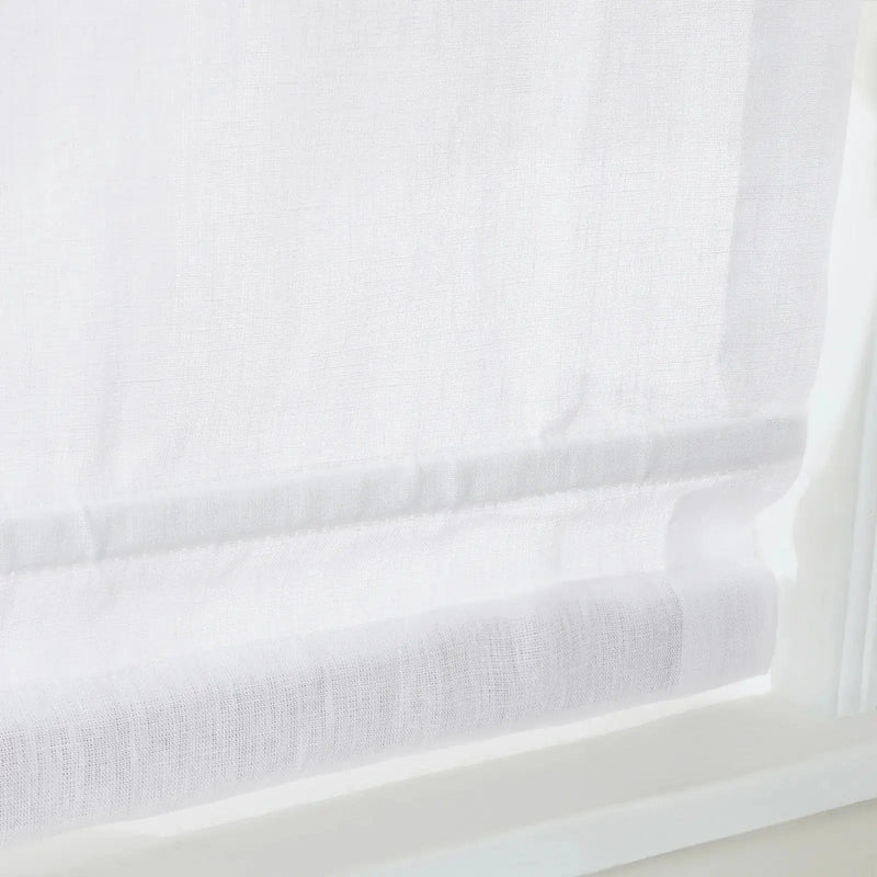Patti Belgian Linen Roman Blind Cordless