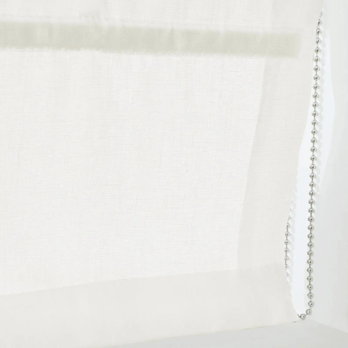 Patti Belgian Linen Roman Blind Cord Lift
