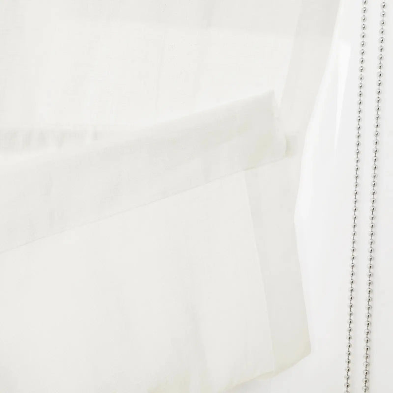 Patti Belgian Linen Roman Blind Cord Lift
