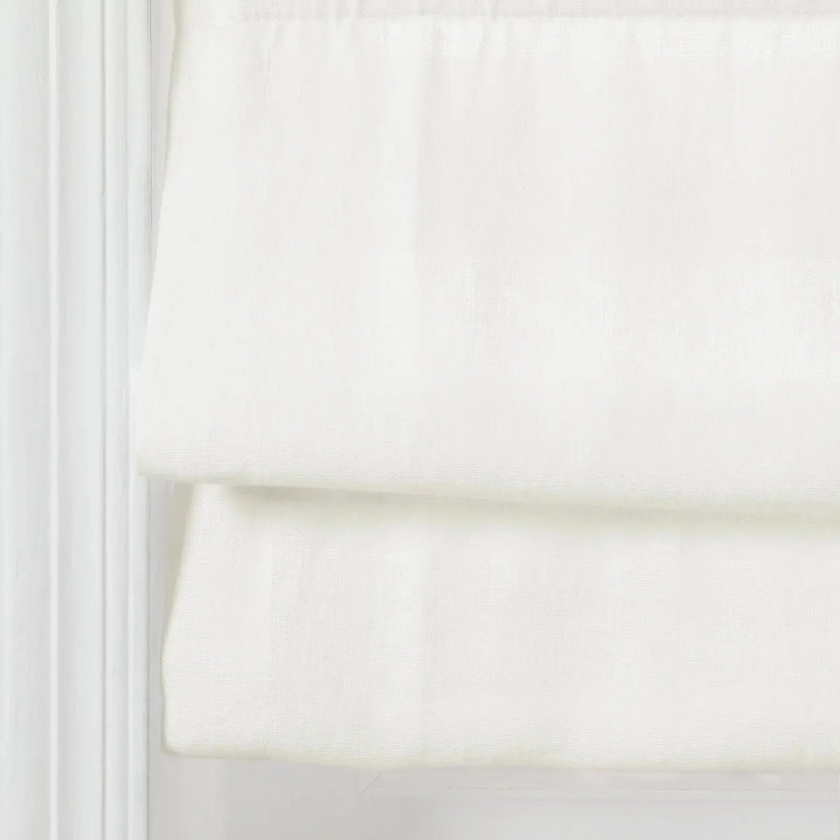 Patti Belgian Linen Roman Blind Cordless