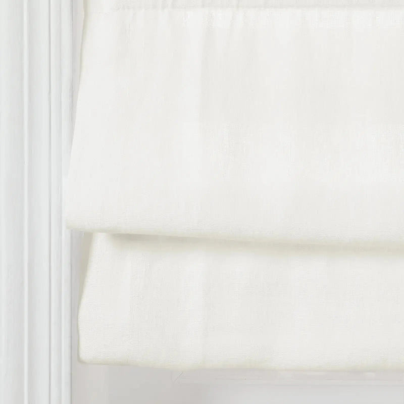 Patti Belgian Linen Roman Blind Cordless