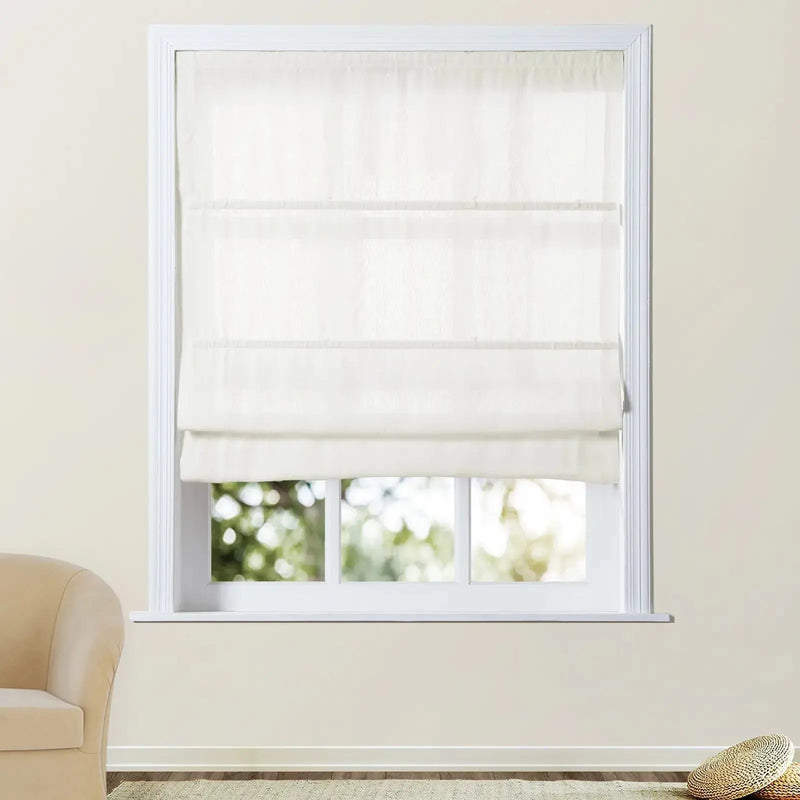 Patti Belgian Linen Roman Blind Cordless