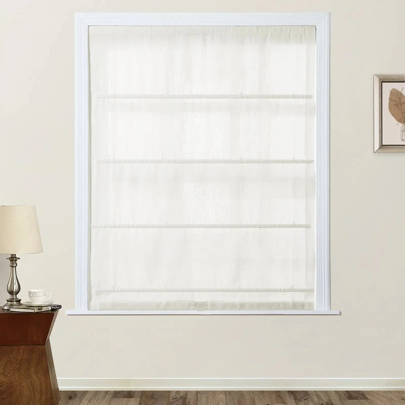 Patti Belgian Linen Roman Blind Cordless