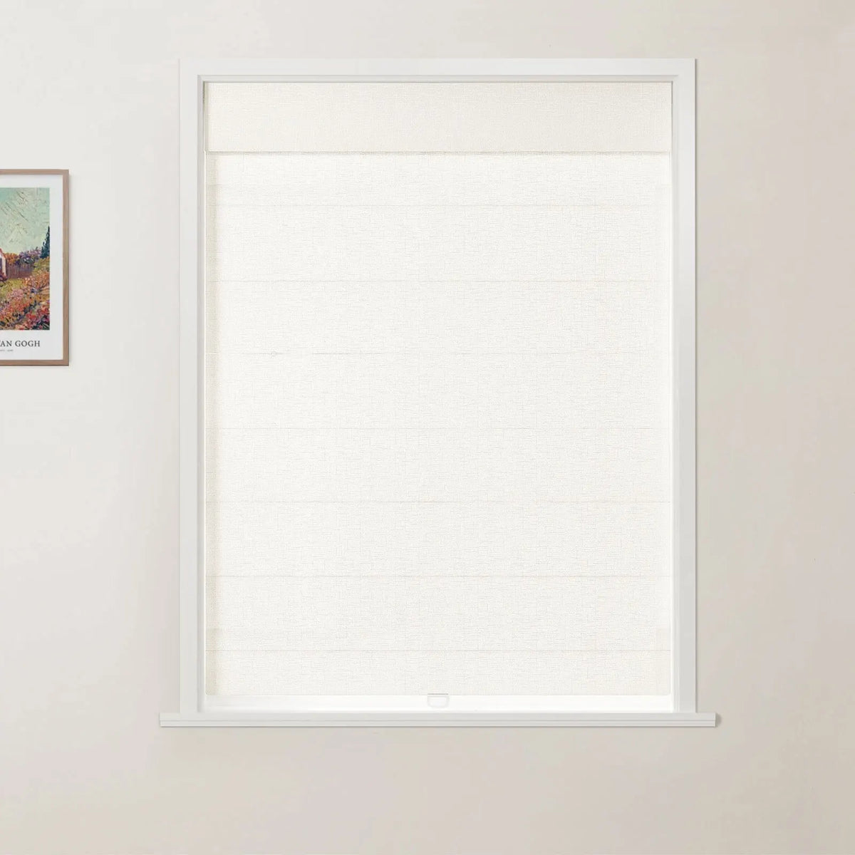 Patti Belgian Linen Top Down Bottom Up Roman Blind Cordless