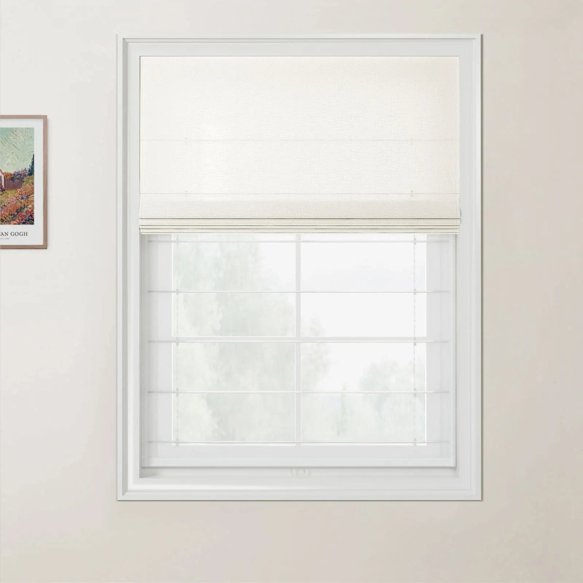 Patti Linen Day Night Roman Blind Cordless