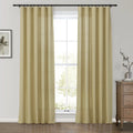 Patti Premium Belgian Linen Soft Top Curtains