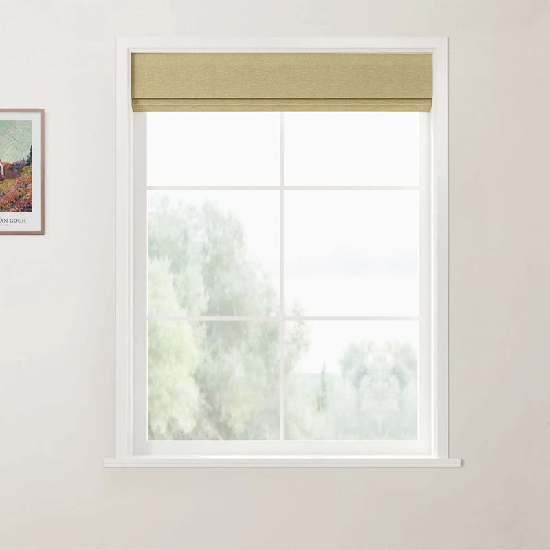 Patti Belgian Linen Top Down Bottom Up Roman Blind Cordless
