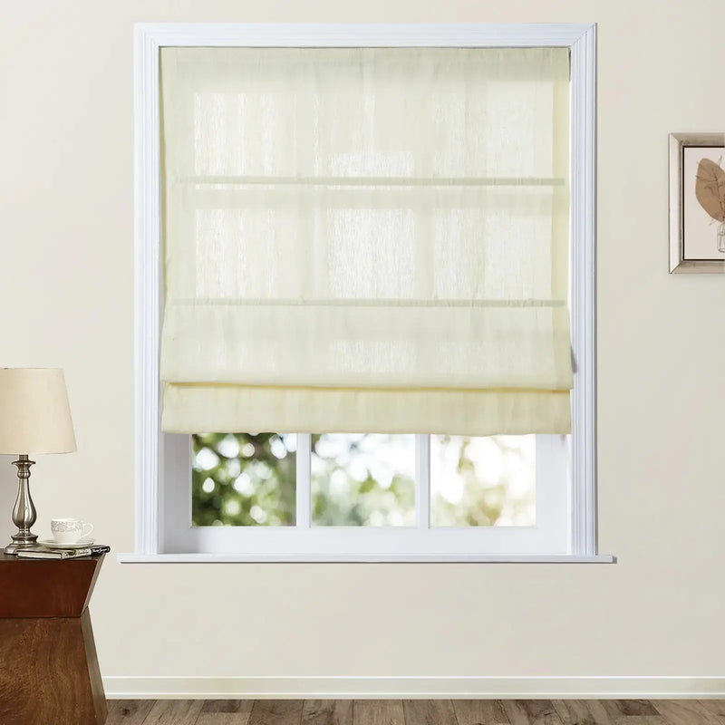 Patti Belgian Linen Roman Blind Cordless