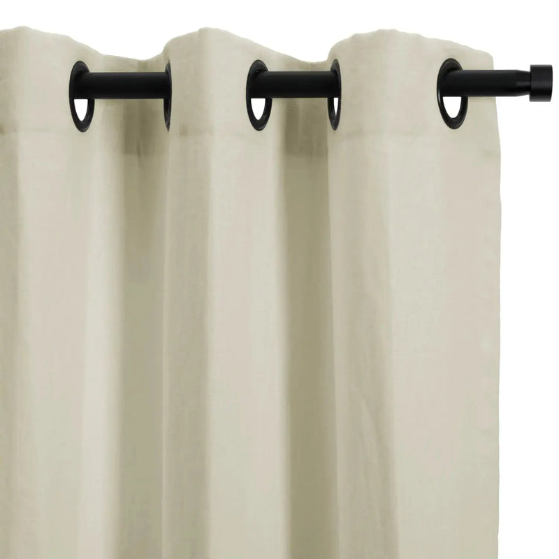 Patti Premium Belgian Linen Eyelet Curtains